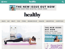 Tablet Screenshot of healthy-magazine.co.uk